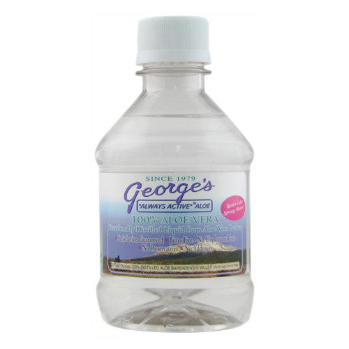 Georges Aloe 100% Aloe Vera Liquid - 8 Oz